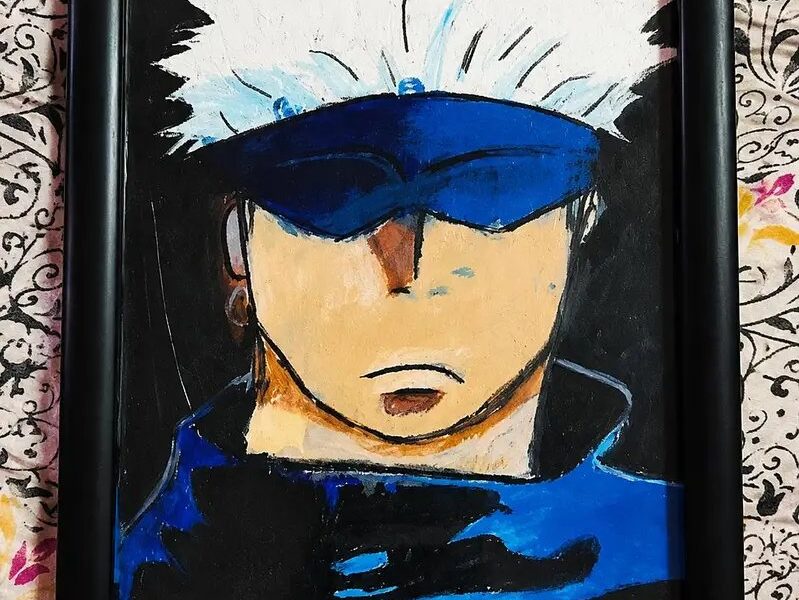 Satoru Gojo Anime Drawing