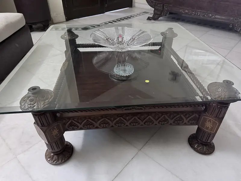 Sheesham Carved Sofa 7 -