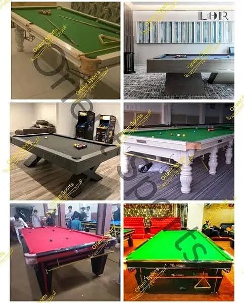 Snooker TablesPool