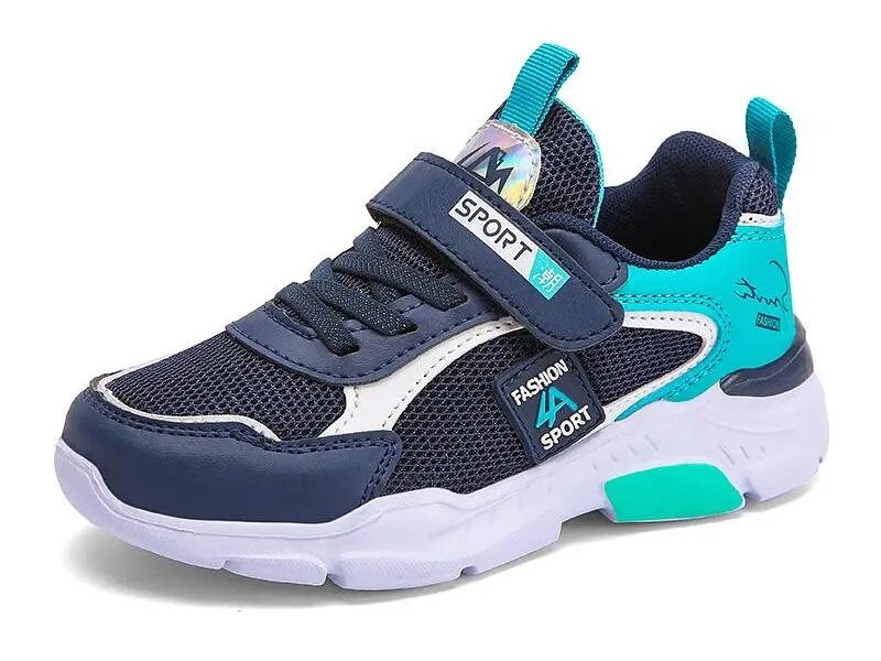 Sport Shoes Blue Teal Cotton