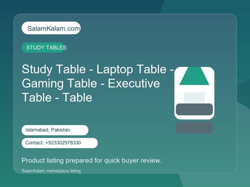 Study Table - Laptop Table -