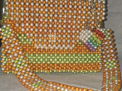 Stylish Handmade Bead Bag -