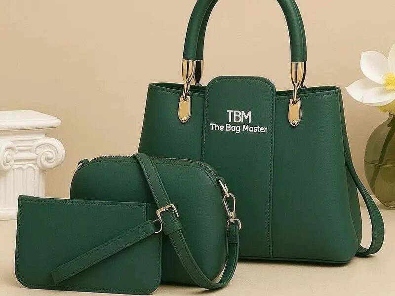 TBM 3 Piece Brown Rexine