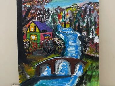 Under Pass River 12x18