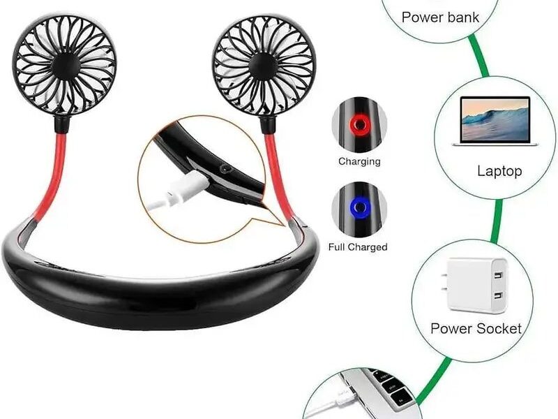 USB Rechargeable Black Neck