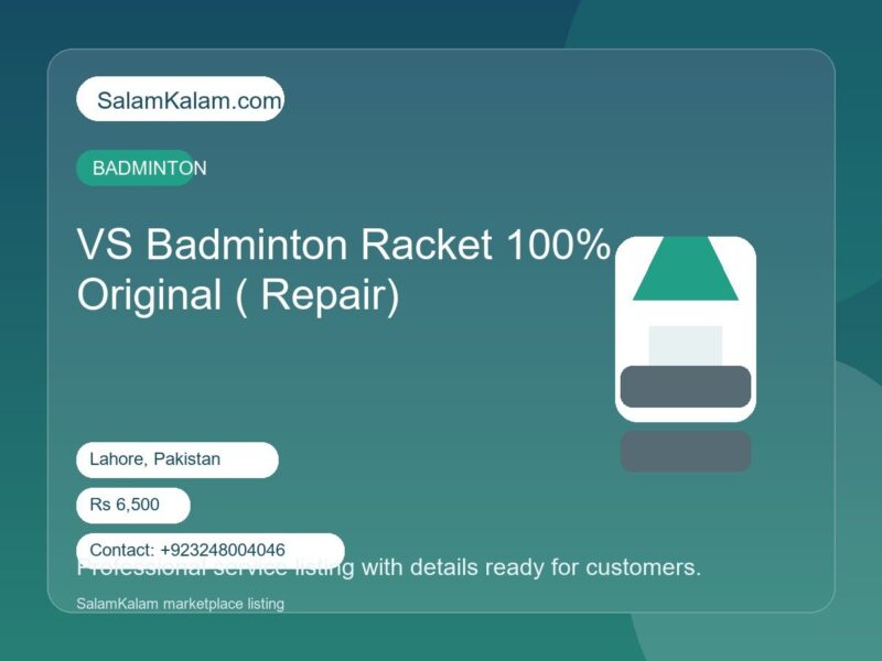 VS Badminton Racket 100%