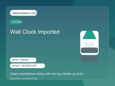 Wall Clock Imported