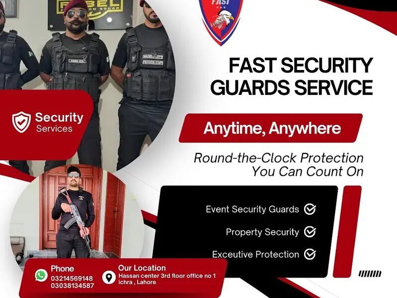 We Provide Security Guards ,