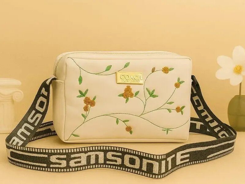 Women's Handbag with Floral