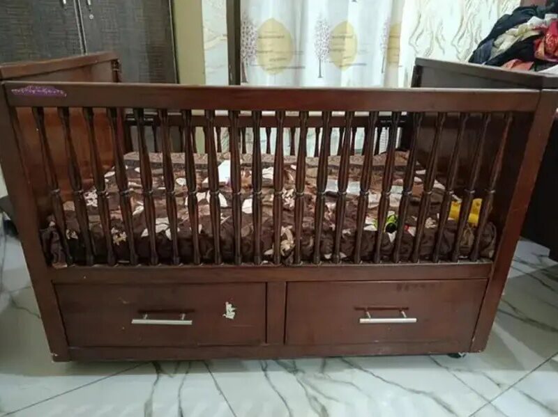 Wooden Baby Coat Bed Classic