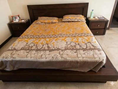 Wooden Bed - Branded Bed Set