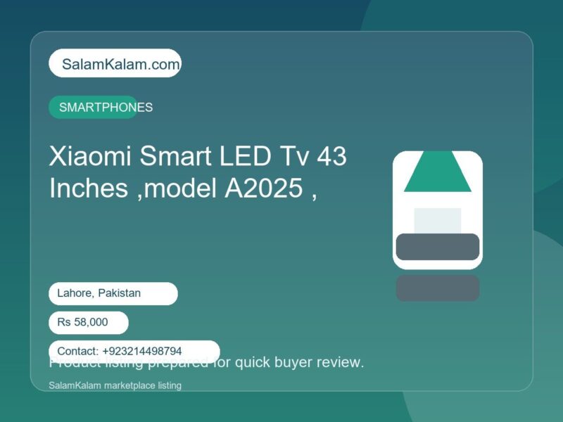 Xiaomi Smart LED Tv 43