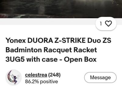 Yonex Duora Z Strike Made in